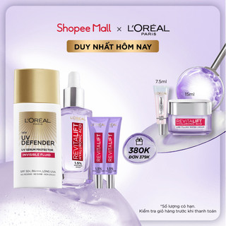 Bộ Serum HA 30ml và Kem chống nắng UV Fluid và 2 Serum HA 7.5ml