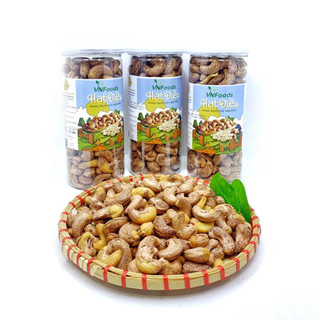 Hạt Điều Rang Muối Nguyên Hạt VNFoods 500Gr Hạt Ngũ Cốc Dinh Dưỡng