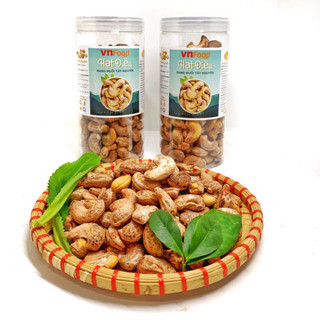 Hạt Điều Rang Muối Nguyên Lụa Tây Nguyên 500Gr Size A Cồ 385 Hạt