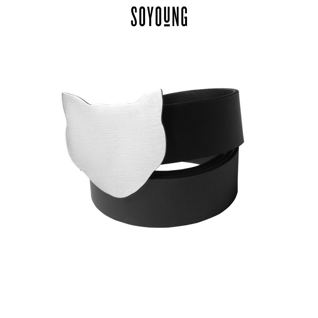 Soyoung - Thắt Lưng Nữ Nhiều Phân Loại Mặt Kim Loại Kèm Dây Da Pu