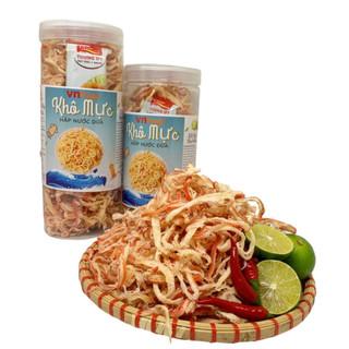 Khô Mực Hấp Nước Dừa Hàng Thái Lan 300-500Gr | Đồ Ăn Vặt VnFood | Khô Mực Ăn Vặt