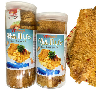Khô Mực Cán Tẩm Gia Vị Hàng Thái Lan 300-500Gr | Đồ Ăn Vặt VnFood | Khô Mực Ăn Vặt