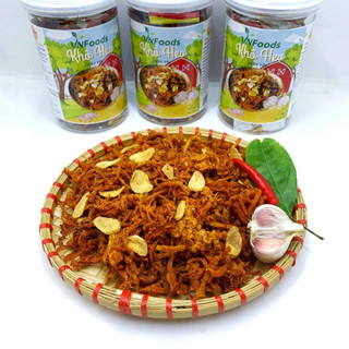 Khô Heo Cháy Tỏi Loại Đặc Biệt Thơm Ngon - Đậm Vị 250Gr VNFoods