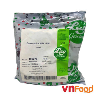 Gia Vị Ướp Thịt Nướng Bánh Mì Doner Spice NBA Nhập Khẩu Đức