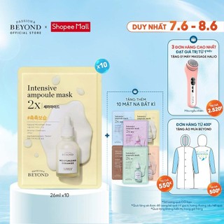COMBO 10 Mặt nạ dưỡng ẩm Beyond Intensive Ampoule Mask 2X Ceramide 26ml