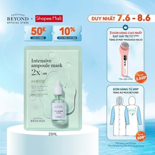 Mặt nạ phục hồi Beyond Intensive Ampoule Mask 2X Cica 25ml