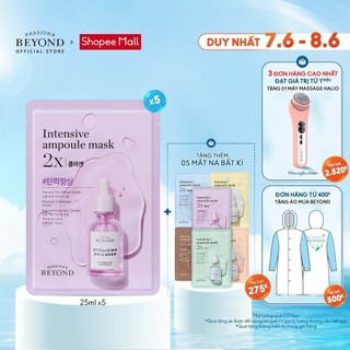 COMBO 5 Mặt nạ săn chắc da Beyond Intensive Ampoule Mask 2X Collagen 25ml