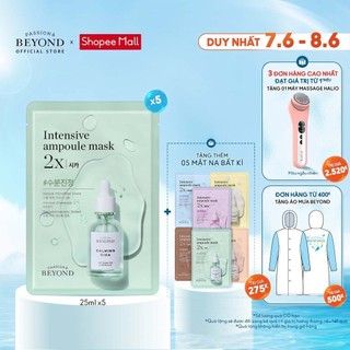 COMBO 5 Mặt nạ phục hồi Beyond Intensive Ampoule Mask 2X Cica 25ml