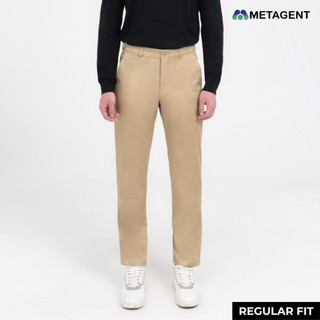 Quần khaki dáng regular fit nam Metagent MS 22E3596