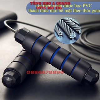 Dây nhảy thể lực đàn hồi 2.9m lõi thép, dây nhảy lõi cáp thép, chất lượng-bền-đẹp-rẻ vô địch, có tạ sắt, dây cáp bán lẻ