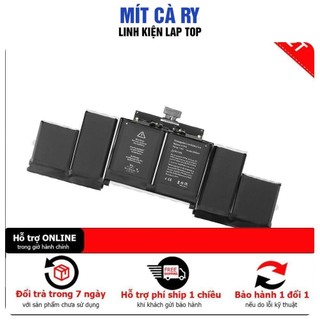 PIN DÙNG CHO Laptop táo PRO RETINA 15 15" 2015 A1398 MÃ PIN A1618 MJLQ2LL/A MJLT2L/A