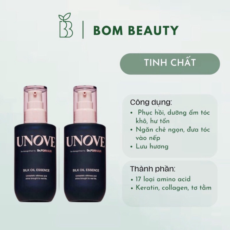 Tinh Chất Nuôi Dưỡng Và Chăm Sóc Tóc Khô Và Hư Tổn Dr.Forhair Unove Silk Oil Essence 70Ml