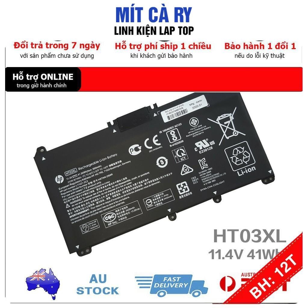 Pin HP HT03XL 14-CE 14-CF 14-CK 14-CM 14Q-CS 14S-CF 14S-CR HSTNN-DB8R 41.04Wh HT03XL