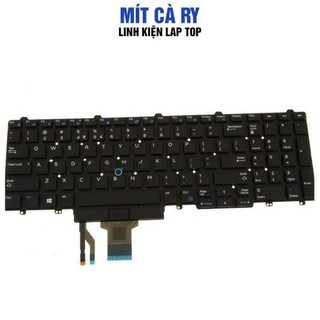 [BH12TH] [- Bàn Phim Laptop Dell Latitude e5550 e5570 e5580 e5590 e5591 Loại Có Chuột - Có LED Phím 5550 5570 5580