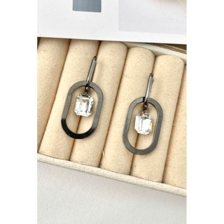 Khuyên tai hợp kim đính đá BT083