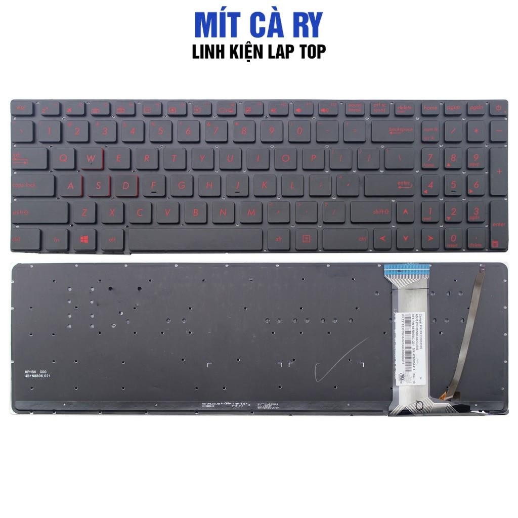 Bàn phím laptop Asus Rog G551 N551 GL552 GL552J GL552V – GL552 Có Đèn ZIN BH 12 TH