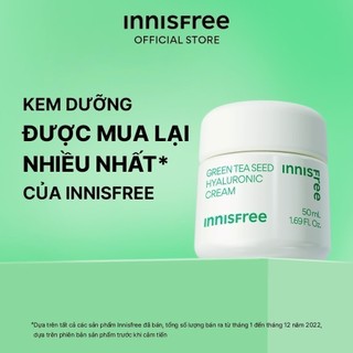 (Quà) Kem dưỡng ẩm trà xanh innisfree Green Tea Seed Hyaluronic Cream 50ml