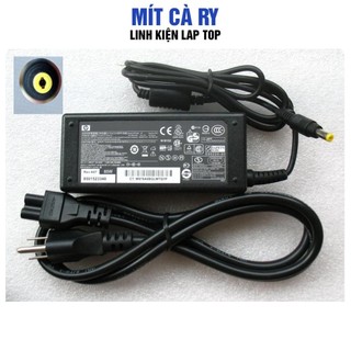 Sạc laptop HP 18.5v-3.5a chân thường (đầu vàng) ZIN
