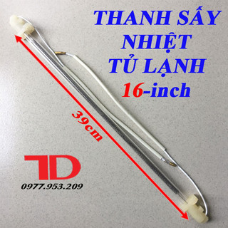 Thanh sấy nhiệt tủ lạnh 16 inch 180W, Điện trở phá băng, bóng sấy xả đá - Điện Lạnh Thuận Dung