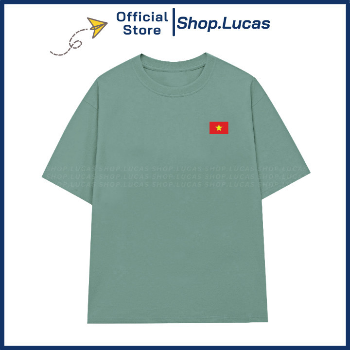 Áo Thun LÁ CỜ ĐỎ SAO VÀNG VIỆT NAM Mặc Đi Du Lịch Unisex Nam Nữ UT