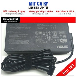 Sạc  Cho Laptop Asus TUF Gaming FX505 ROG Strix G531 20V 7.5A 150W  6.0mm*3.7mm đầu kim, sạc cho ASUS GAMING, ROG