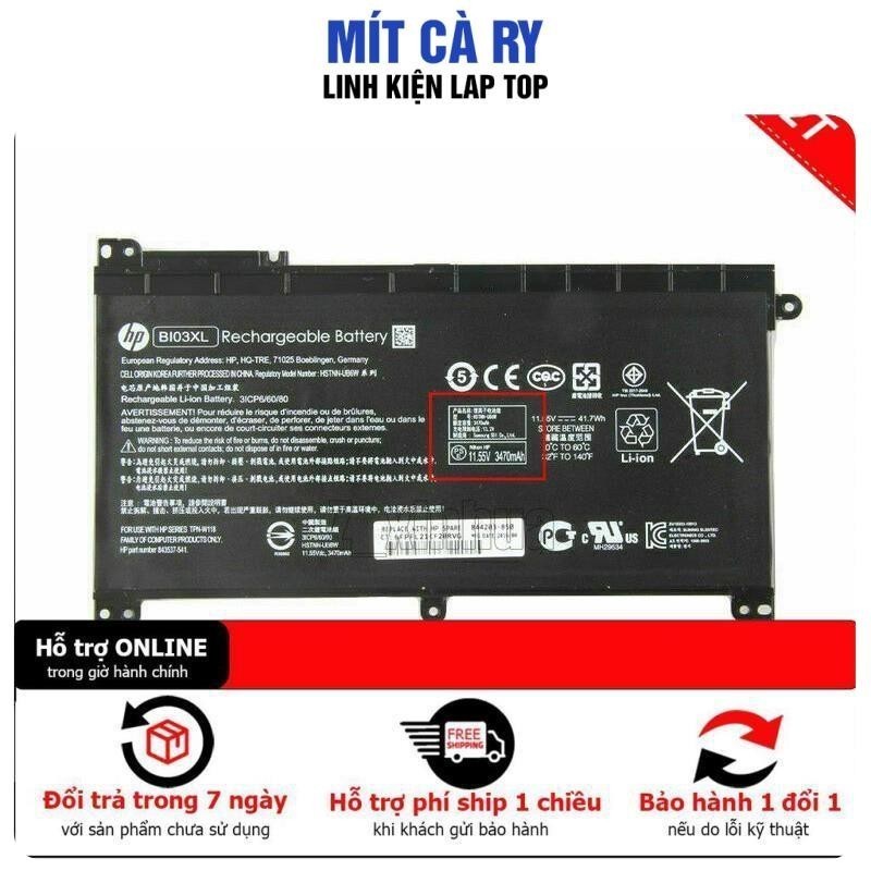 ⚡ Pin battery Laptop BI03XL ON03XL HP Pavilion X360 13-U M3-U M3-U001DX U103DX HP Stream 14-ax000
