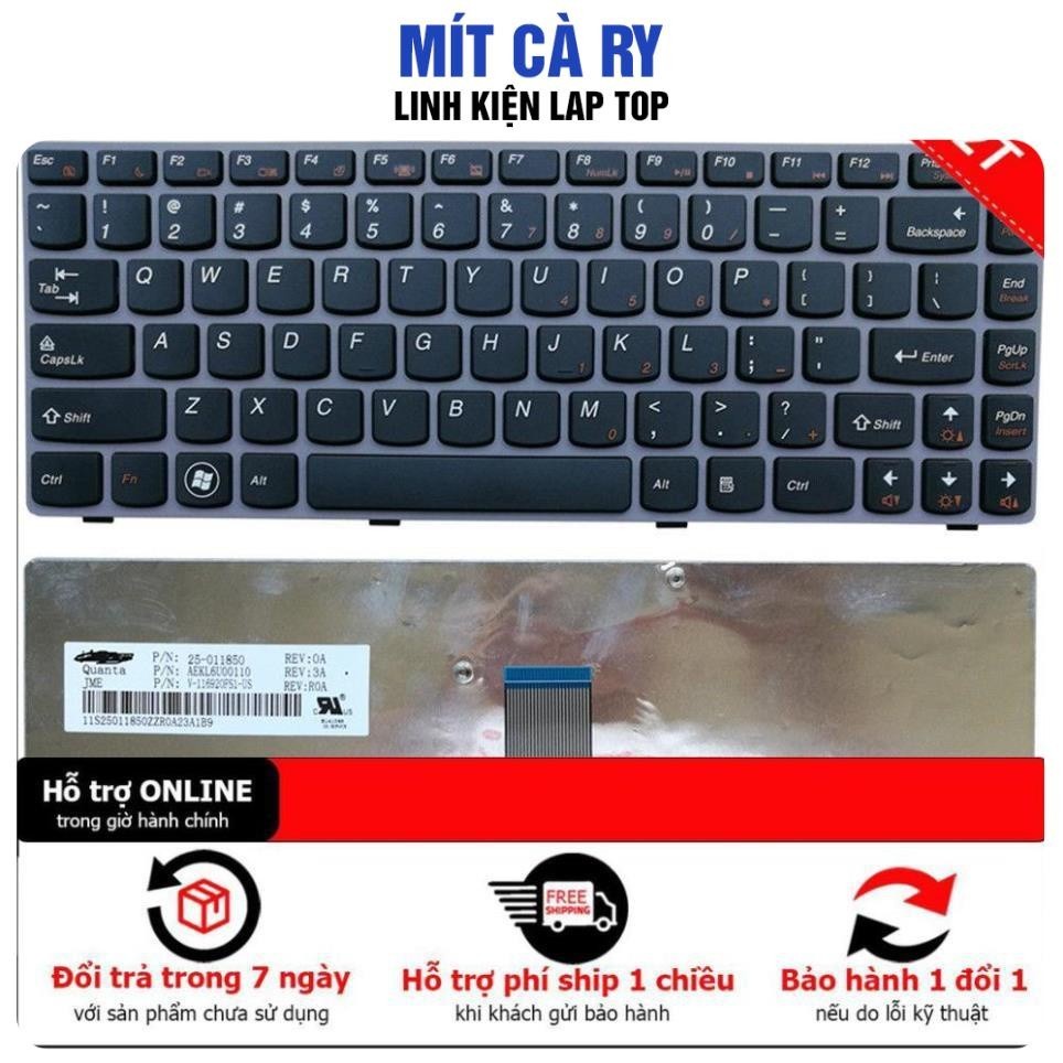 Bàn phím Lenovo Z470AM,Z470AT,Z470AX,Z470K,Z470G,Z475,Z370,Z375,Z470,Z470A,Z380,B470,B480,V470,Z480,