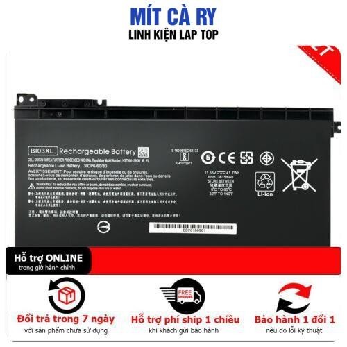 ⚡ Pin battery  HP Stream 14-ax000 ON03XL 0N03XL BI03XL B103XL HSTNN-UB6W HSTNN-LB7P 915486-855 91523