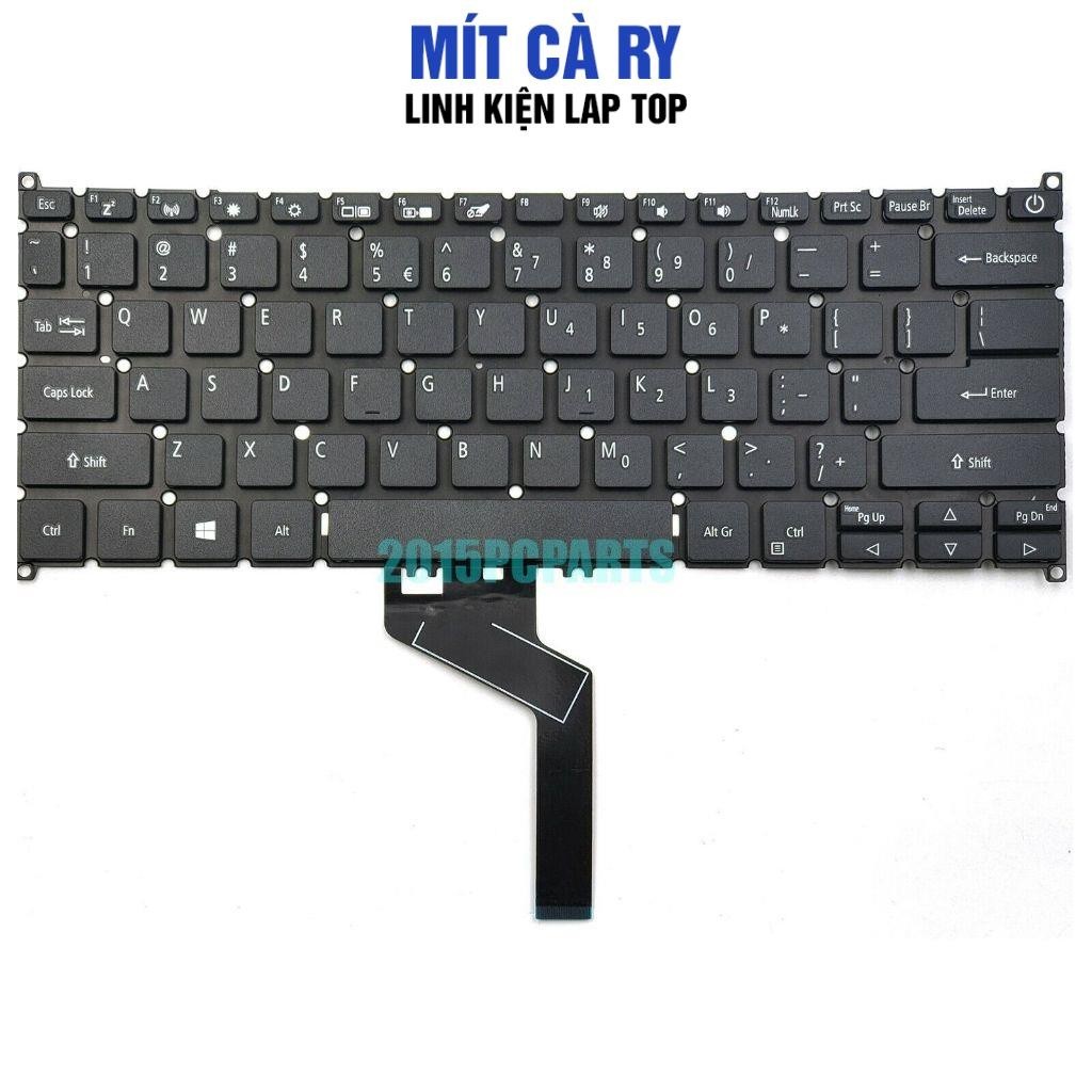 Bàn phím Acer Swift 5 SF514-51 SF514-52 SF514-52G SF514-54 SF514-54T SF514-59 SF314-59  zin đen + bạ
