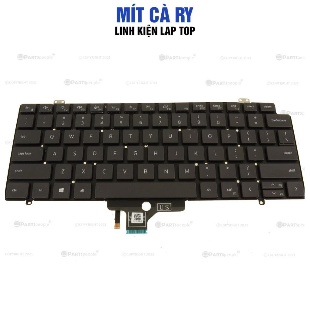 Bàn phím Dell Latitude 7410 2 in 1 có led Laptop Backlit Keyboard