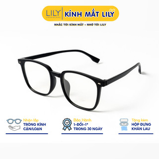 Kính đổi màu nam nữ LILYEYEWEAR chất liệu nhựa cứng cáp thanh mảnh kiểu dáng thời trang KC5600N