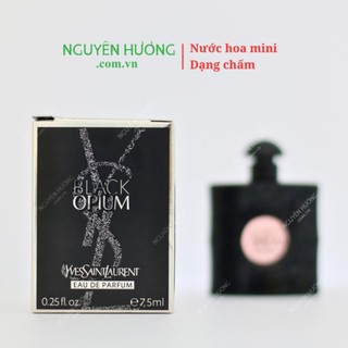 Nước hoa LE SENT mini Black Opium - 7.5ml