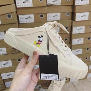    Full box - Hỗ trợ đổi trả  Sục nữ Zara Micky Giày Sục Micky đạp gót tăng chiều cao cho nữ 