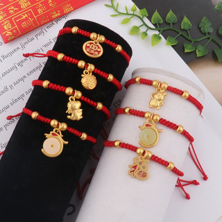 🎀 yakult 🎀vòng tay dây đỏ may mắn năm mới 2024 cho cặp đôi