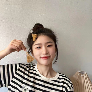 🎀 yakult 🎀Kẹp tóc hình chổi mini cute