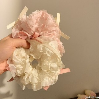 🎀 yakult 🎀dây cột tóc ruy băng thắt nơ cỡ lớn cho nữ