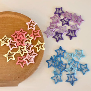 🎀 yakult 🎀1 Kẹp Tóc Hình Ngôi Sao Nhiều Màu Sắc Ngọt Ngào