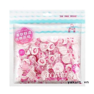 🎀 yakult 🎀mặt nạ viên giấy - mặt nạ nén mini