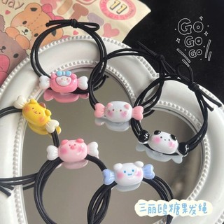 🎀 yakult 🎀Dây Buộc Tóc sanrio Màu Kẹo Đơn Giản Dễ Thương