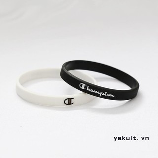 🎀 yakult 🎀Vòng tay Silicon In Hình Champion
