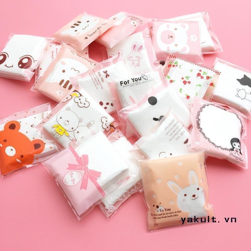 ? Yakult ?Túi 25 Miếng Bông Cotton Nhỏ Tinh Tế Và Nhỏ Làm Sạch Bằng Cotton Mỏng Không Nạp Lại