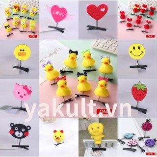 🎀 yakult 🎀kẹp tóc thỏ vàng Kẹp tóc gà con dễ thương ngộ nghĩnh