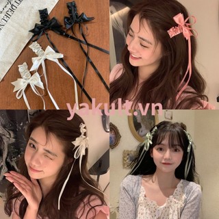 🎀 yakult 🎀1 cặp kẹp tóc nơ xinh xắn cho nữ