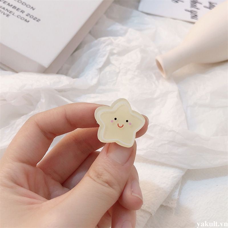 🎀 yakult 🎀Kẹp Tóc Hình Ngôi Sao / Thỏ Con Dễ Thương Sáng Tạo Phong Cách Ngọt Ngào