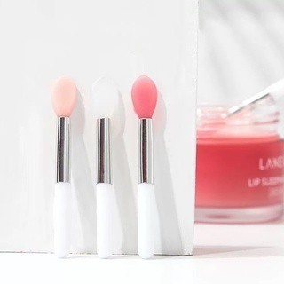 🎀 yakult 🎀Cọ trang điểm môi đầu silicon mềm tiện dụng