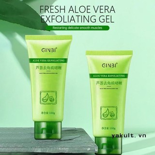 🎀 yakult 🎀gel tẩy tế bào chết chiết xuất lô hội làm sạch sâu tẩy tế bào chết và không gây kích ứng chăm sóc da