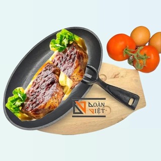  Chảo Gang BÒ NÉ, BÍT TẾT hình OVAL . Dĩa Chảo GANG CHỐNG DÍNH phục vụ các món tại bàn
