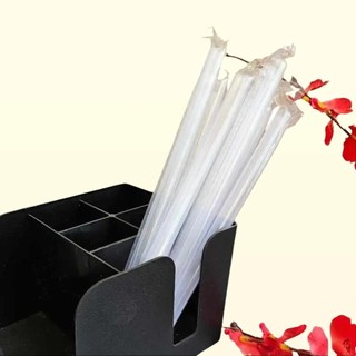  Ống hút trà sữa, trân châu phi 12, 8, 6cm nhựa trong, có màng bọc từng ống. uống cà phê, sinh tố, nước mía