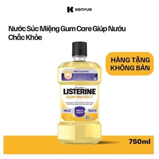  Nước Súc Miệng Listerine Gum Care Giúp Nướu Chắc Khỏe - Dung Tich 750ml
