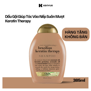  Dầu Gội OGX Straighten Keratin Therapy 385ml